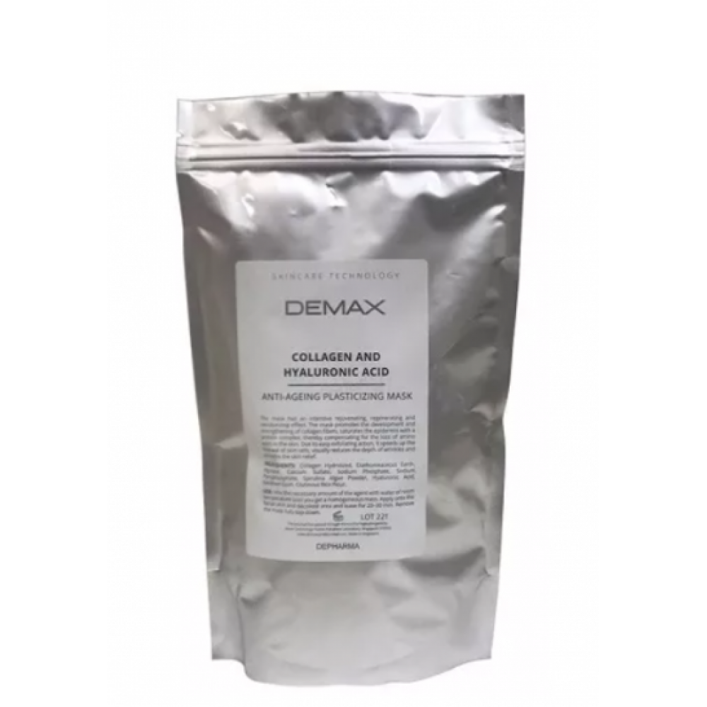 Пластифікуюча альгінатна антивікова маска - Demax Collagen And Hyaluronic Acid