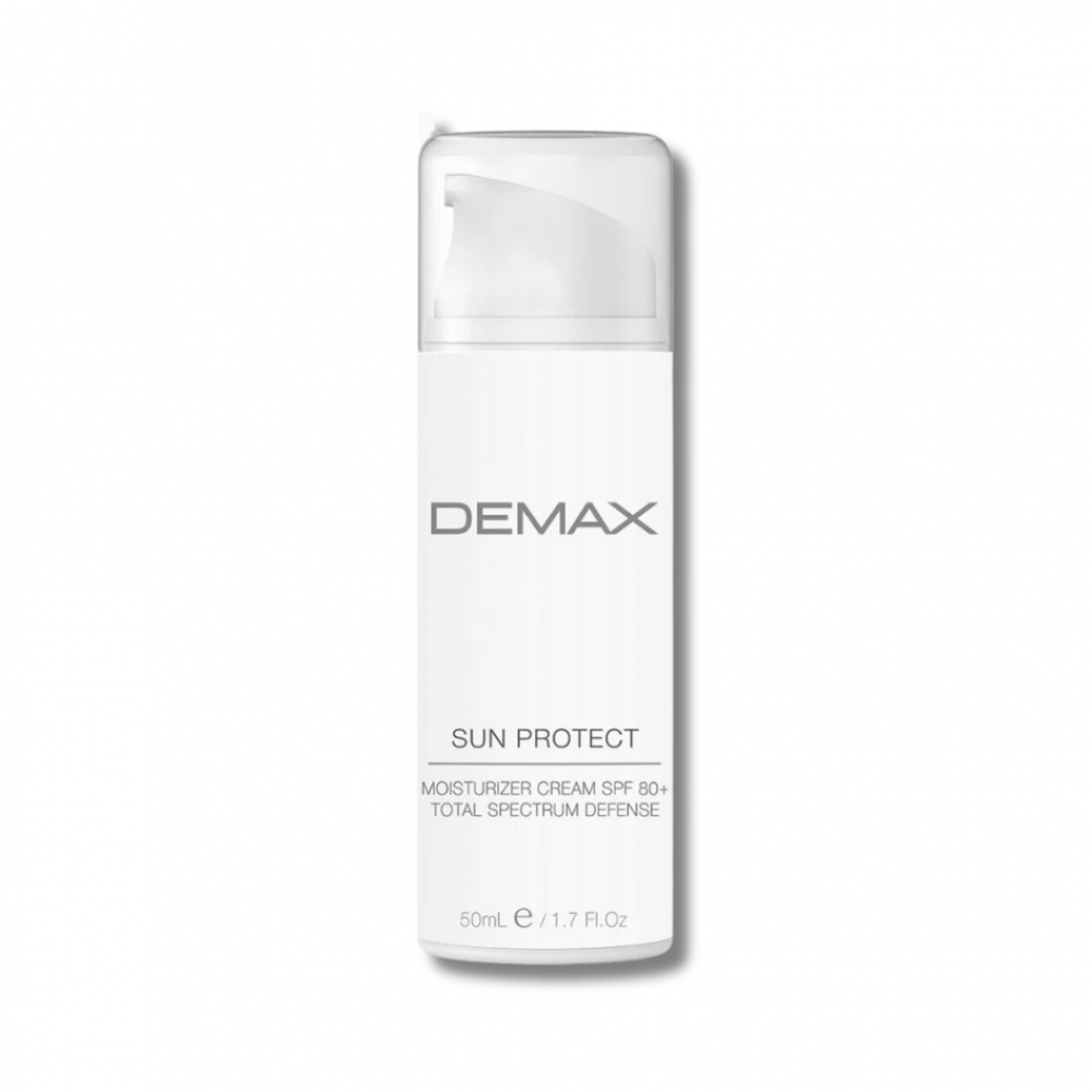 Антиоксидантний захисний зволожувач SPF 80 - Demax Sun Protect Moisturizer Cream SPF 80