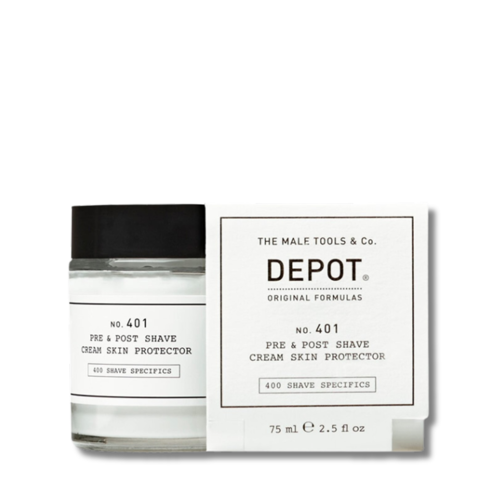 Захисний крем до та після гоління - Depot No. 401 Pre & Post Cream Skin Protector