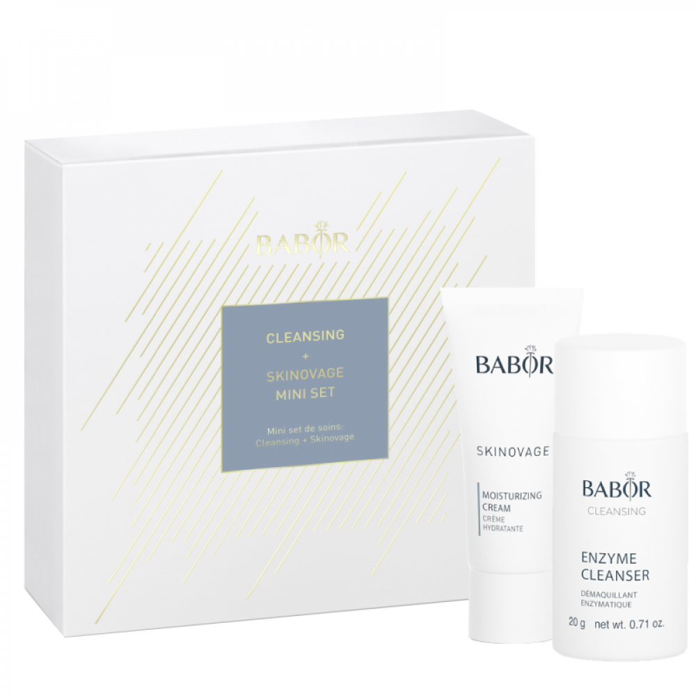 Міні-набір для очищення та зволоження шкіри - Babor Cleansing Skinovage Mini Set