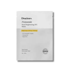 Тканинна маска для освітлення та рівного тону шкіри - Doctors Theralogic Pentamide Real Brightening 10C Mask