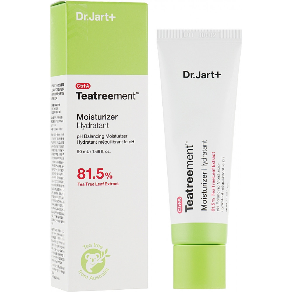 Лікувальний крем для проблемної шкіри - Dr. Jart+ Ctrl-A Teatreement Moisturizer