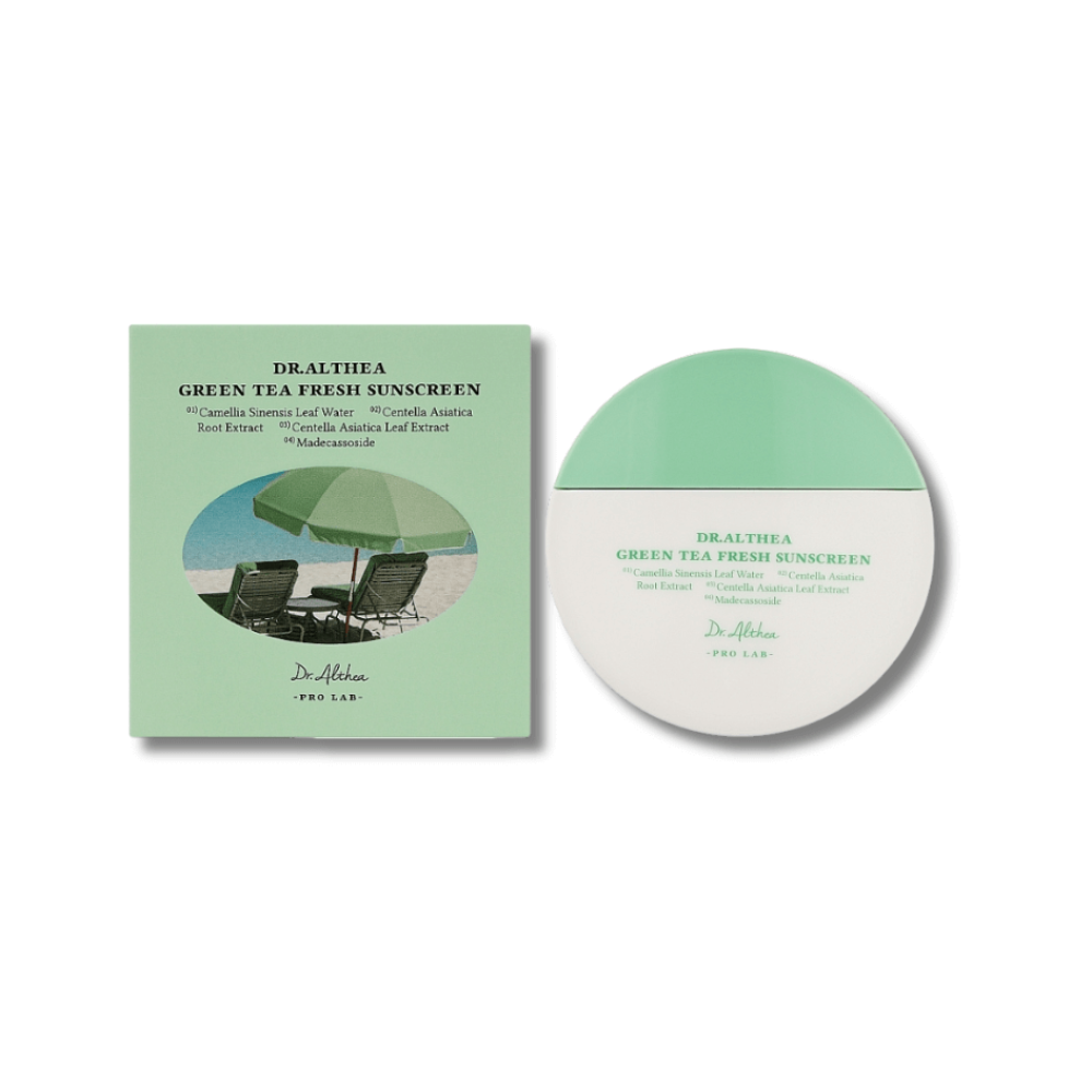 Сонцезахисний крем із екстрактом зеленого чаю - Dr. Althea Green Tea Fresh Sunscreen SPF 50+ PA++++