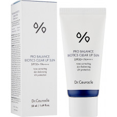 Сонцезахисний крем-емульсія з пробіотиками - Dr.Ceuracle Pro Balance Biotics Clear Up Sun SPF50+