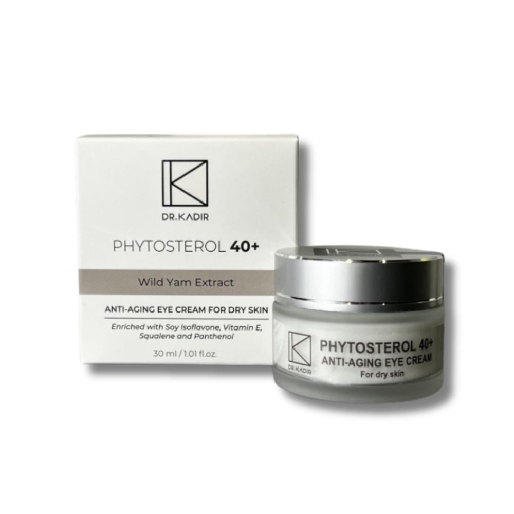 Крем регенеруючий 40+ під очі для сухої шкіри - Dr. Kadir Phytosterol 40+ Anti-Aging Eye Cream For Dry Skin