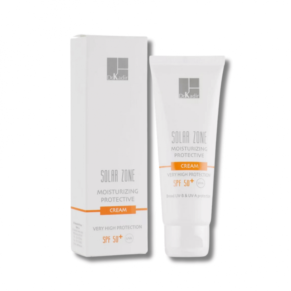 Сонцезахисний зволожуючий крем SPF 50 - Dr. Kadir Solar Zone moisturizing protective cream spf 50+