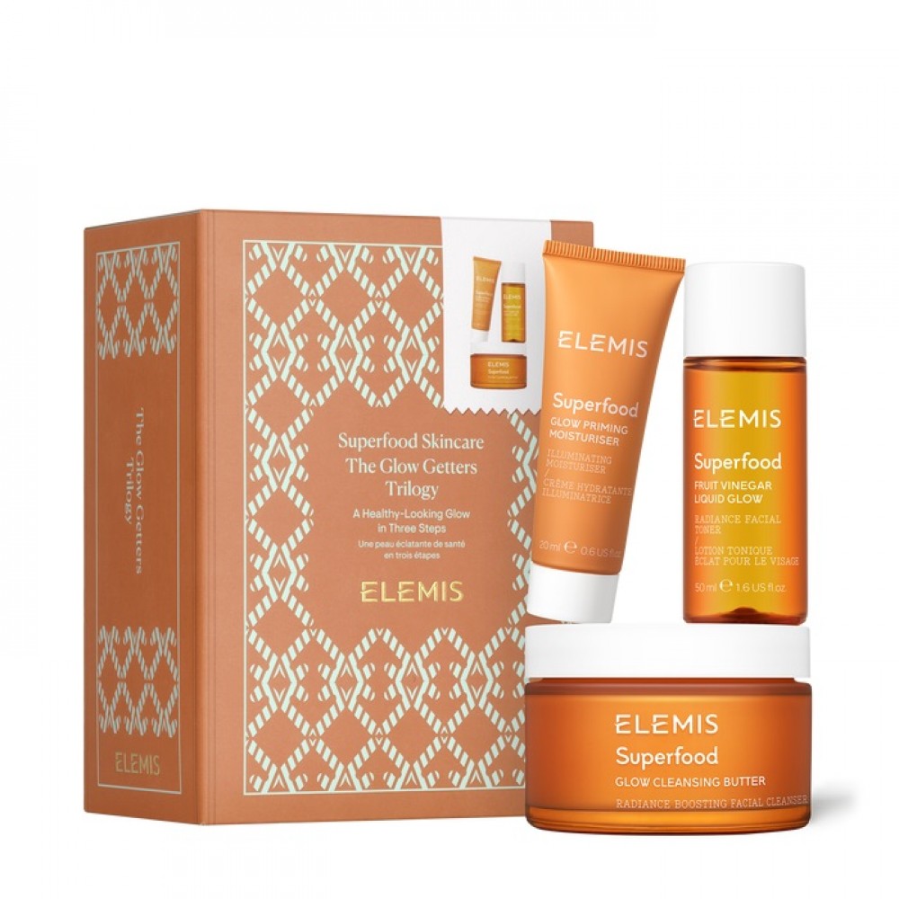 Суперфуд Тріо Здорова шкіра - Elemis Superfood The Glow-Getters Trilogy Gift Set