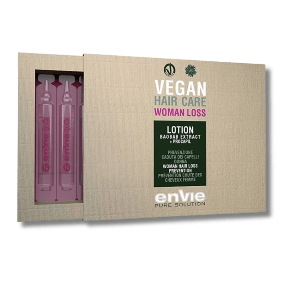 Лосьйон жіночий в ампулах для запобігання випадінню волосся - Envie Vegan Hair Care Woman Loss Lotion