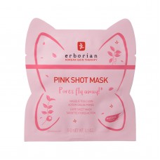 Тканинна маска для звуження пор - Erborian PP Pink Shot Mask