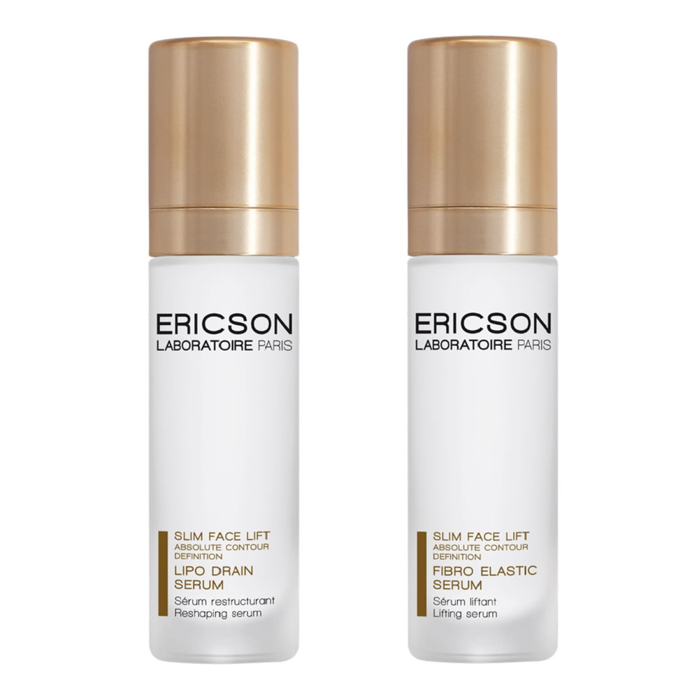 Набор сывороток двойного действия - Ericson Laboratoire Slim Face Lift Duo Force Serums