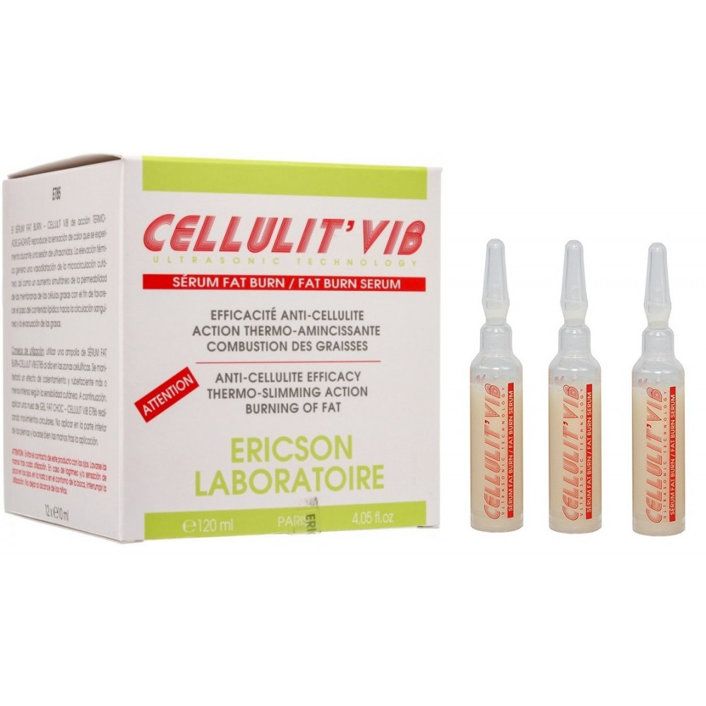 Сироватка з антицелюлітним ефектом - Ericson Laboratoire Cellulit VIB Fat Burn Serum Coffret