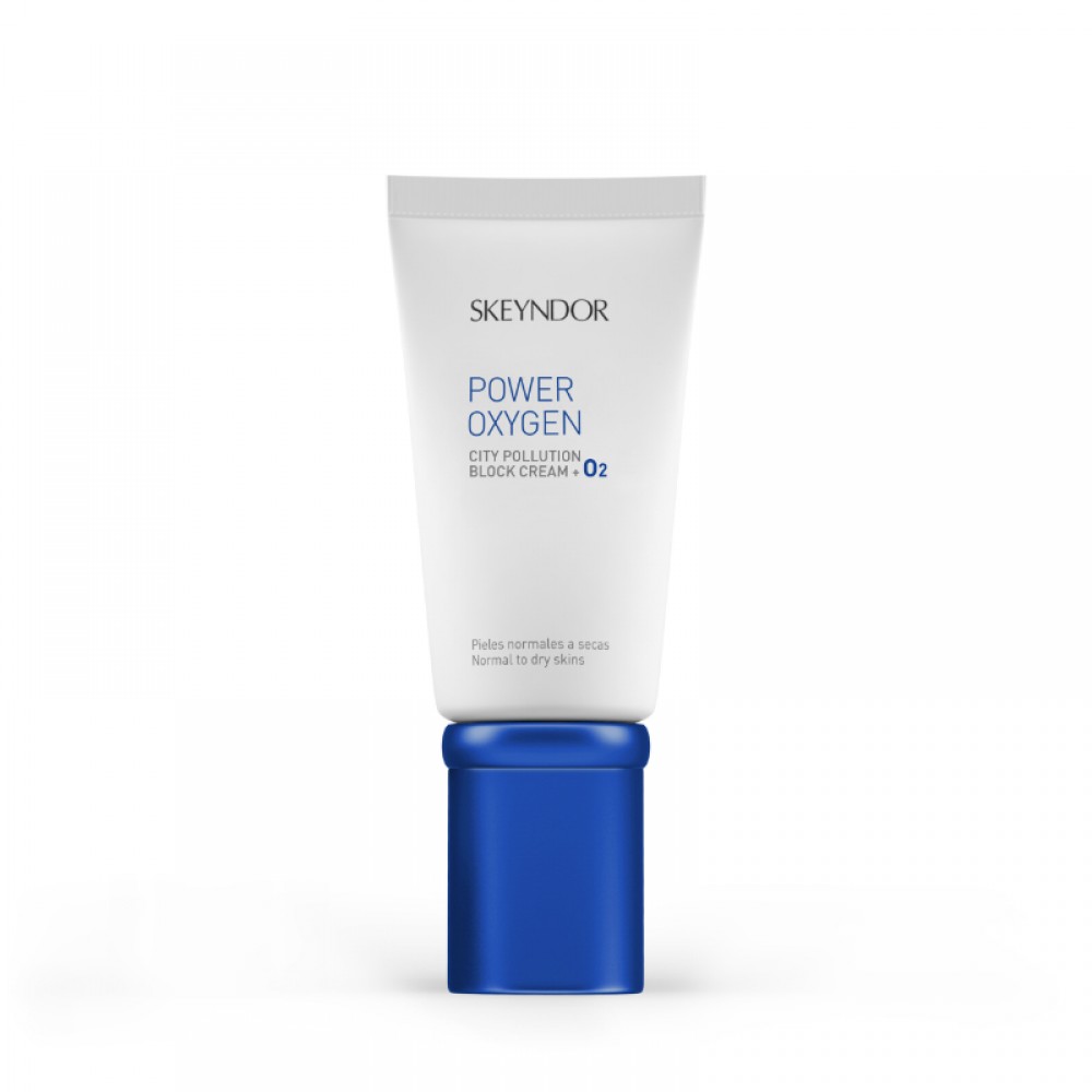 Кисневий детокс крем для сухої та нормальної шкіри - Skeyndor Power Oxygen City Pollution Block Cream + O2
