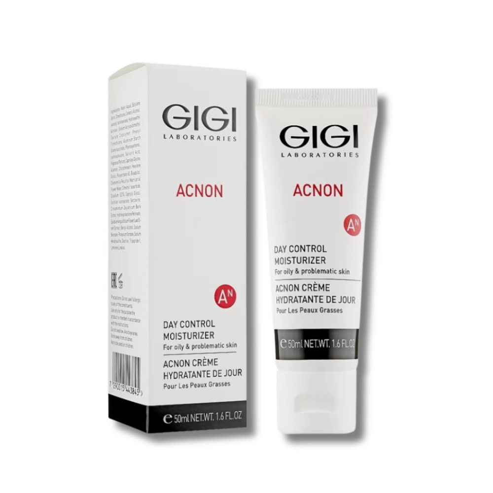 Денний зволожуючий крем для жирної та комбінованої шкіри - Gigi Acnon Day Control Moisturizer