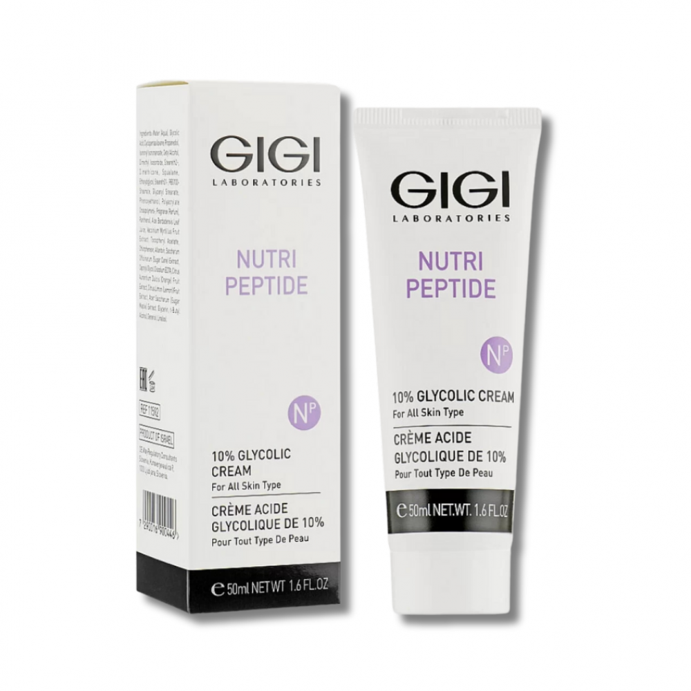 Пептидный крем с 10% гликолевой кислотой - GiGi Nutri-Peptide 10% Glycol Acid Cream