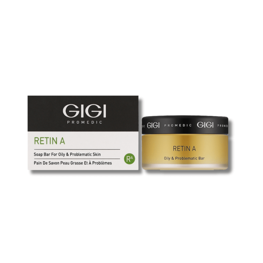 Мило для жирної та проблемної шкіри в банку зі спонжем - GiGi Retin A Soap Bar For Oily & Problematic Skin