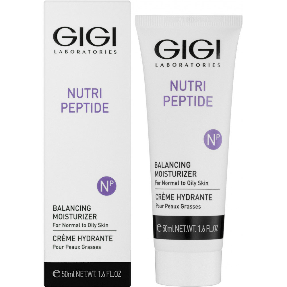 Зволожувач для жирної та комбінованої шкіри - GIGI Nutri-Peptide Balancing Moisturizer Oily Skin
