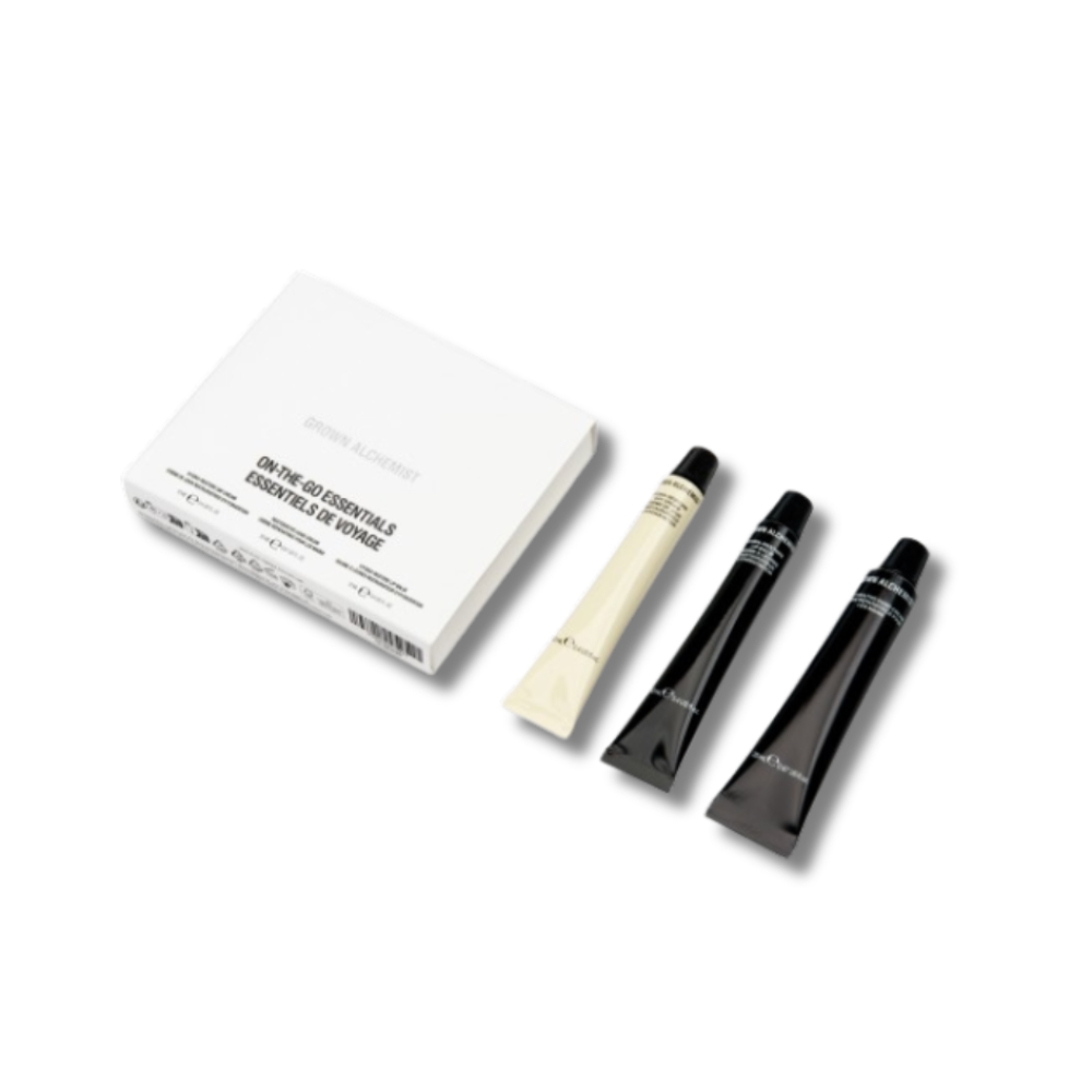 Трио фаворитов по уходу за лицом, губами и руками - Grown Alchemist On-The-Go Essentials Kit
