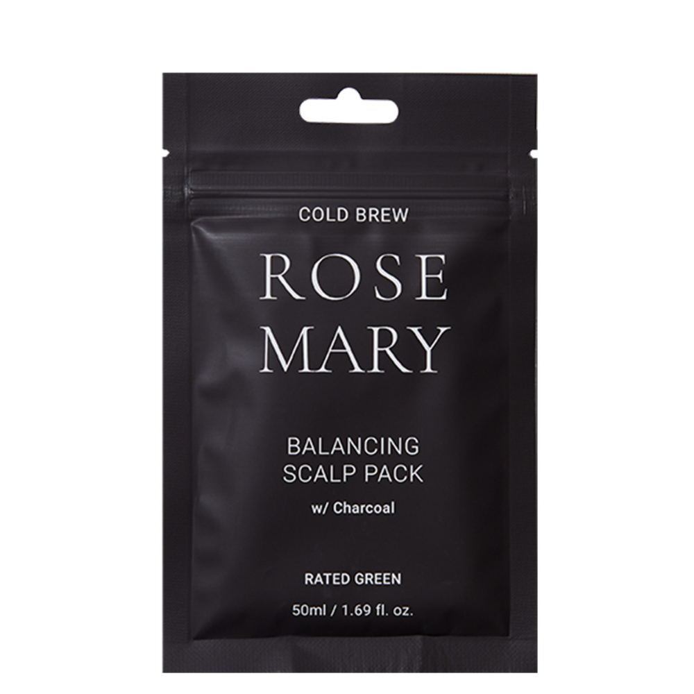 Відновлююча маска для шкіри голови та волосся з соком розмарину - Rated Green Cold Brew Rosemary Balancing Scalp Pack 50 мл