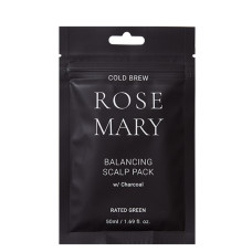 Відновлююча маска для шкіри голови та волосся з соком розмарину - Rated Green Cold Brew Rosemary Balancing Scalp Pack 50 мл