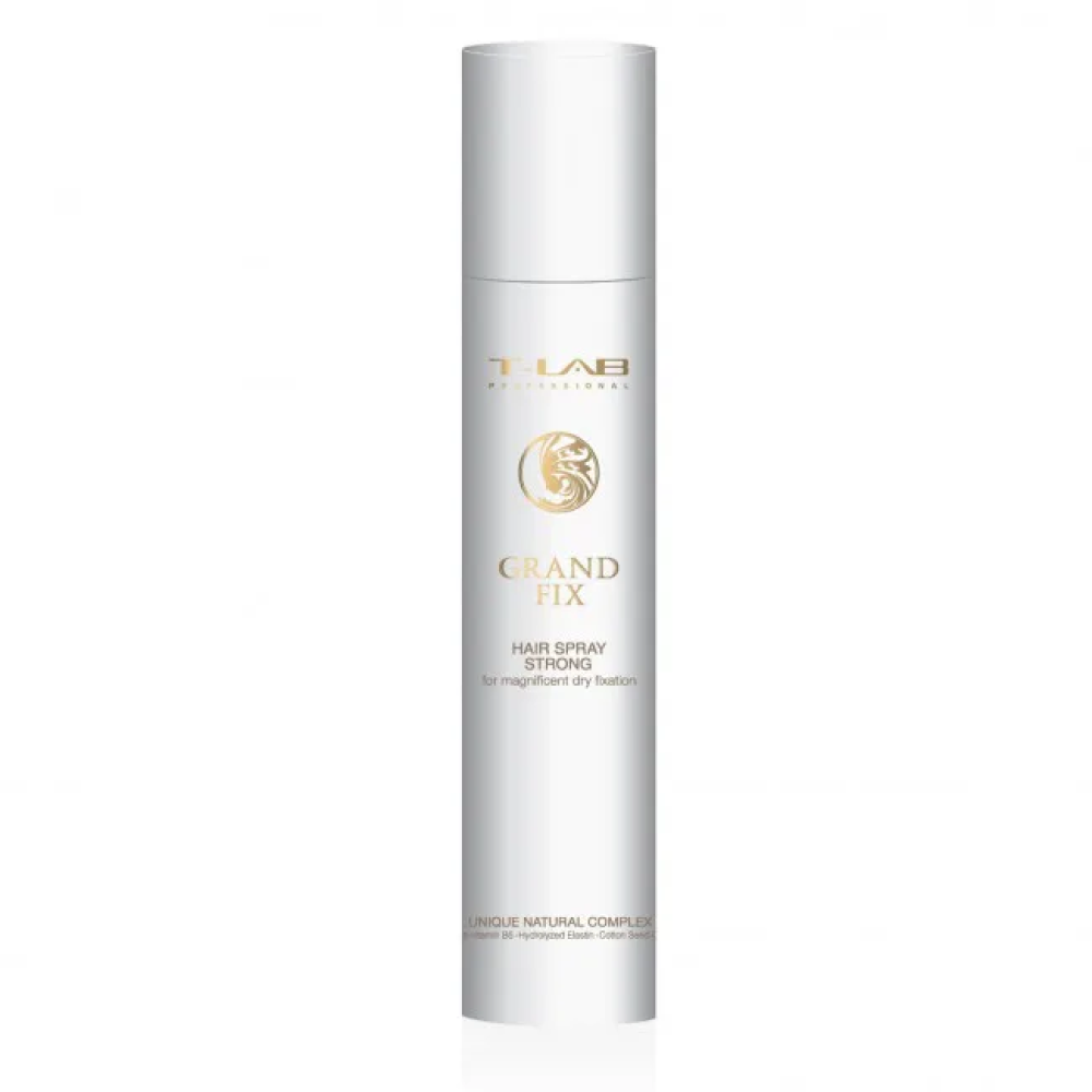 Лак для волос сильной фиксации - T-LAB Professional Grand Fix Hair Spray Strong