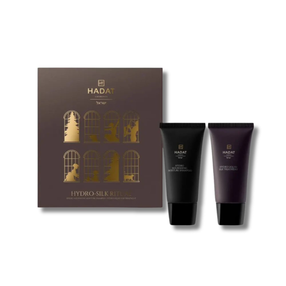 Подарунковий набір "Ритуал зволоження та шовку" - Hadat Cosmetics Hydro-Silk Ritual Set