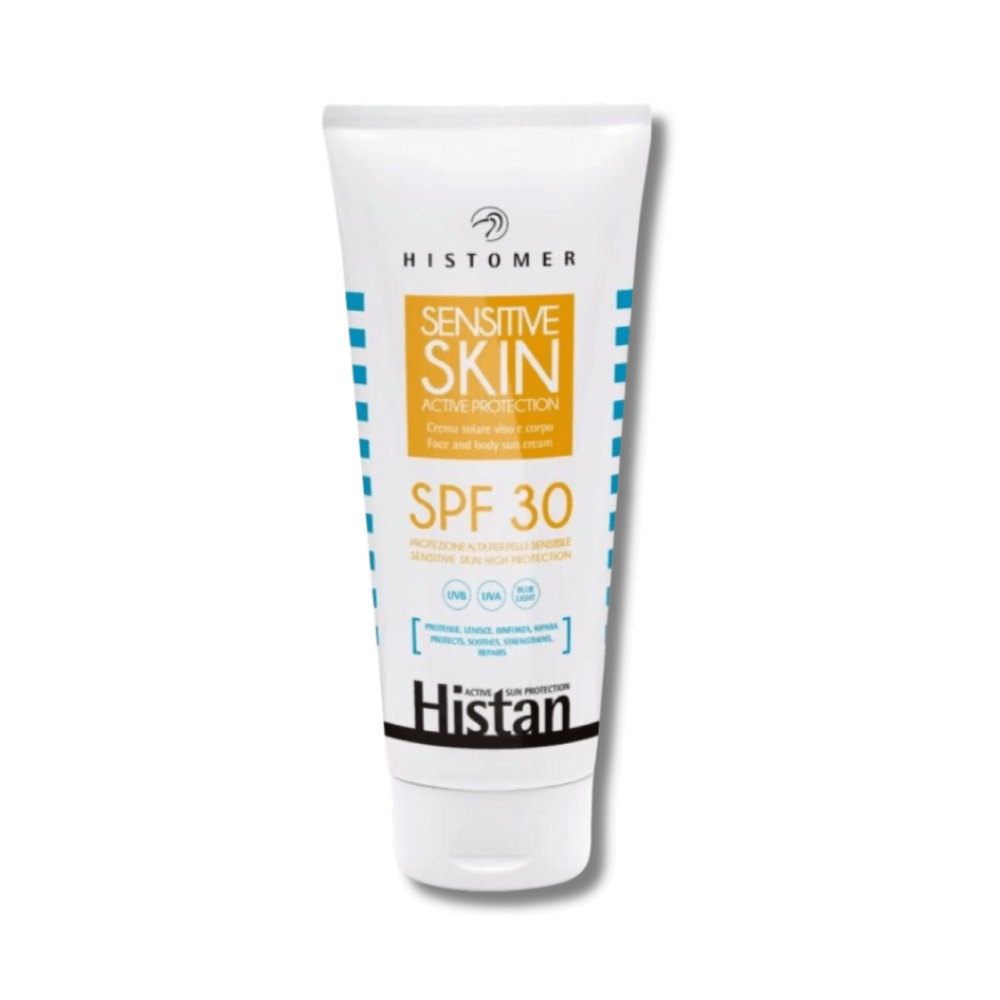 Сонцезахисний крем для обличчя та тіла SPF30 - Histomer Histan Sensitive Skin Active Protection