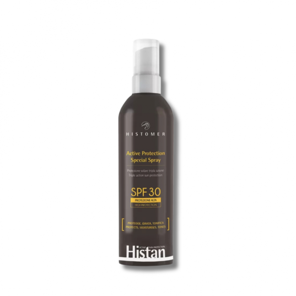Сонцезахисний спрей для обличчя-тіла дітей - Histomer Histan Active Protection Spray SPF30