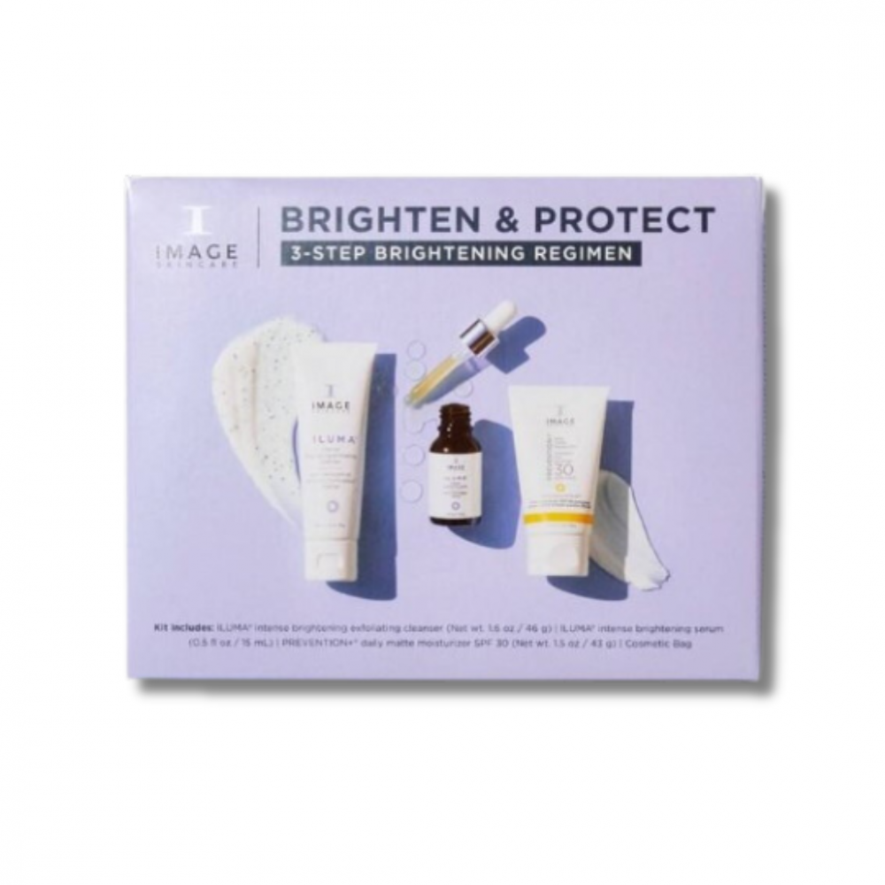Набор для осветления и защиты кожи лица - Image Skincare Facial Set Brighten & Protect Kit 3-Step Brightening Regimen