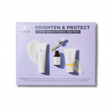 Набір для освітлення та захисту шкіри обличчя - Image Skincare Facial Set Brighten & Protect Kit 3-Step Brightening Regimen