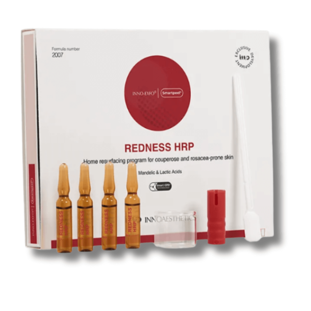 Домашній пілінг для шкіри з куперозом та розацеа - Innoaesthetics Redness Peel HRP