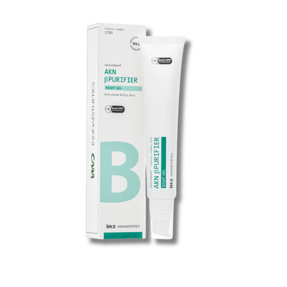 Нічний гель для терапії акне - Innoaesthetics AKN Purifier 24h Night Gel