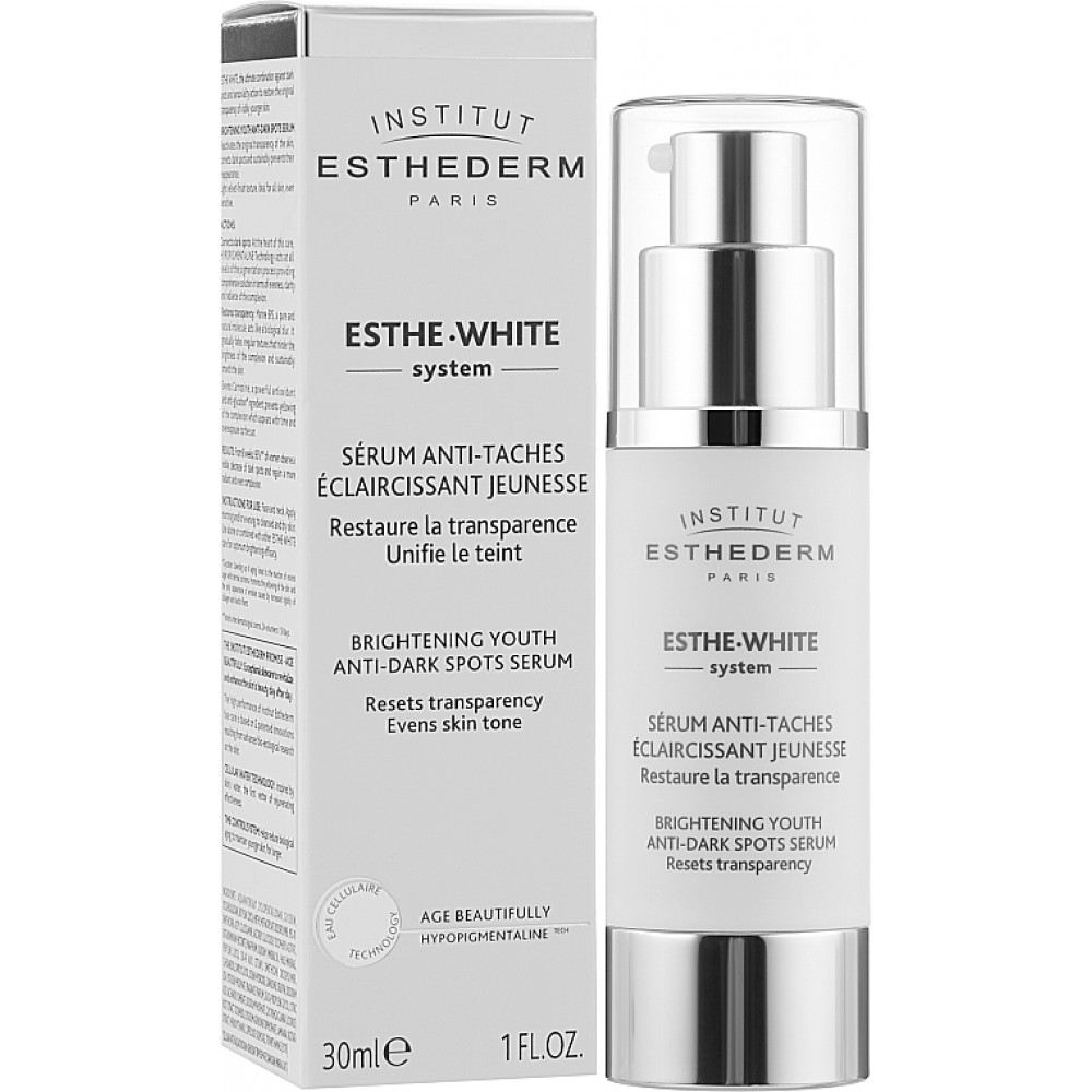 Осветляющая омолаживающая сыворотка - Institut Esthederm Esthe-White System Brightening Youth Anti-Dark Spots Serum
