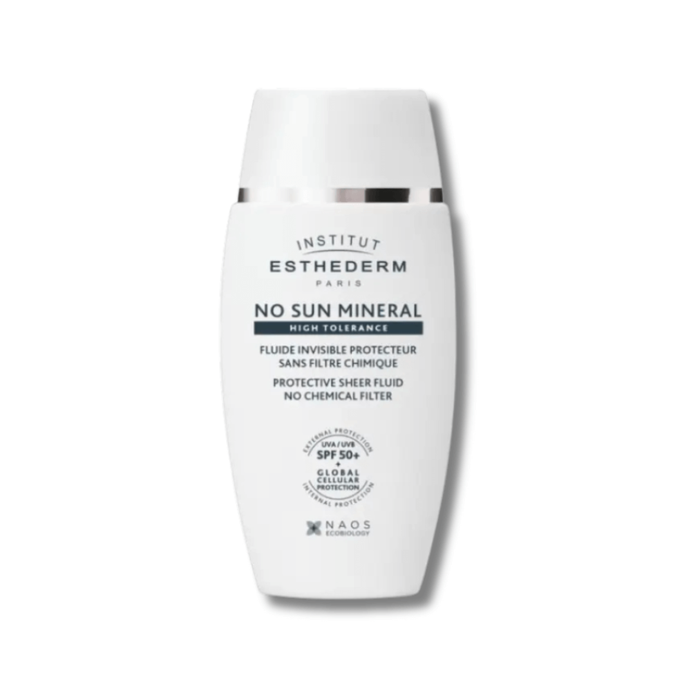 Ультралегкий флюид для лица с тоном - Institut Esthederm No Sun Mineral Protective Face Care 
