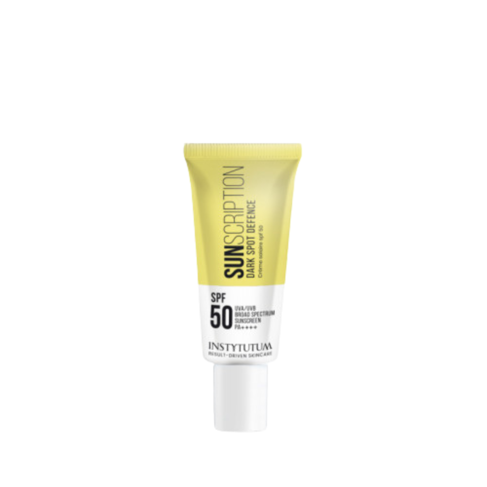 Сонцезахисний крем з ефектом освітлення - Instytutum Sunscription Dark Spot Defence SPF 50