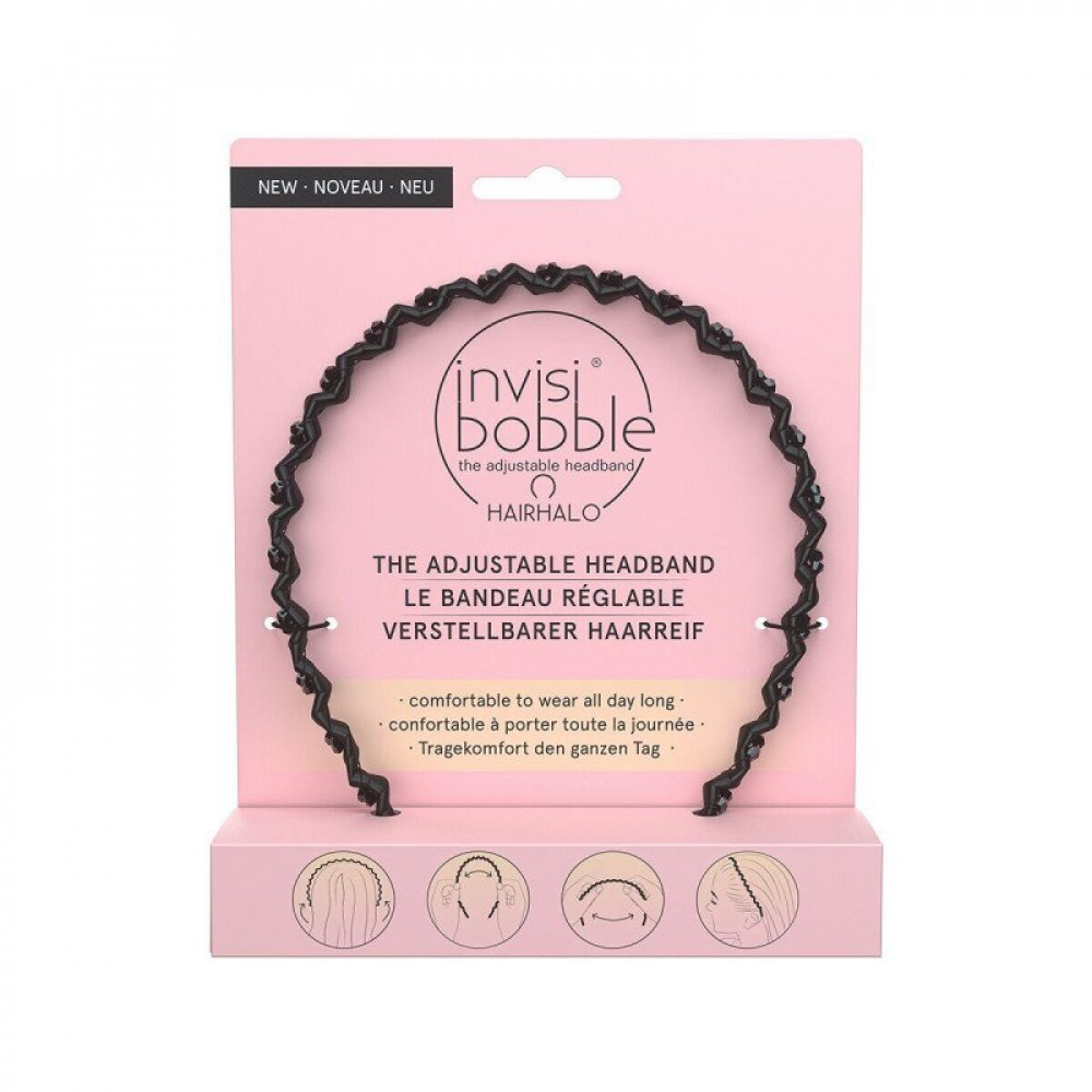 Ободок для волосся - Invisibobble Hairhalo True Dark Sparkle