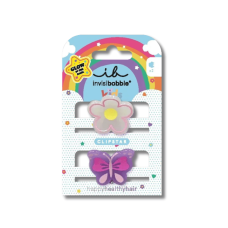 Заколка для волосся - Invisibobble Clipstar Glow Kids Happy Flower