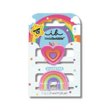 Заколка для волосся - Invisibobble Clipstar Glow Kids Happy Heart
