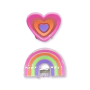Заколка для волос - Invisibobble Clipstar Glow Kids Happy Heart