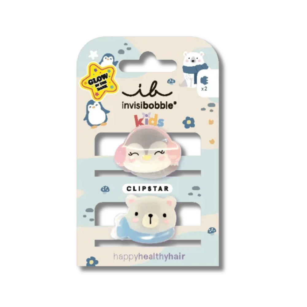 Заколка для волосся - Invisibobble Clipstar Glow Kids Polar Friends