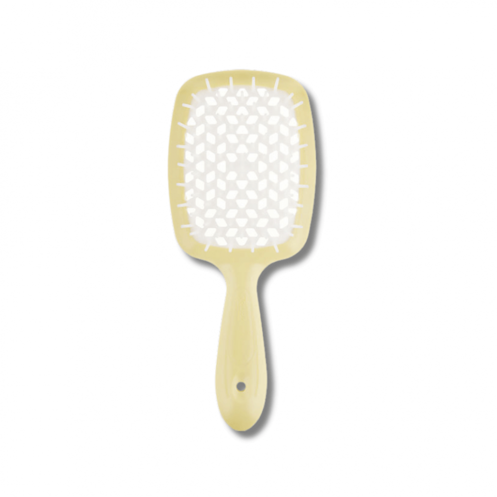 Маленька гребінець для волосся жовтий - Janeke Small Superbrush
