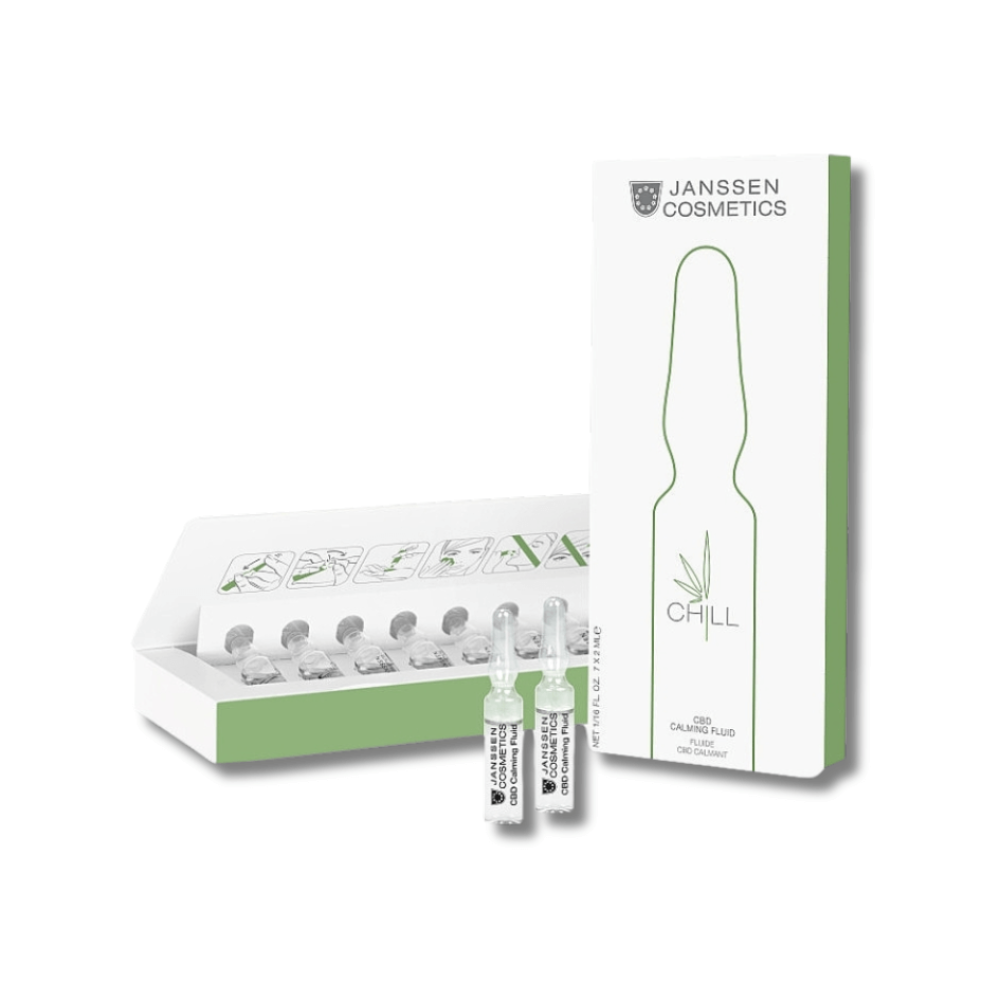 Ампули з заспокійливим ефектом - Janssen Cosmetics Chill CBD Calming Fluid