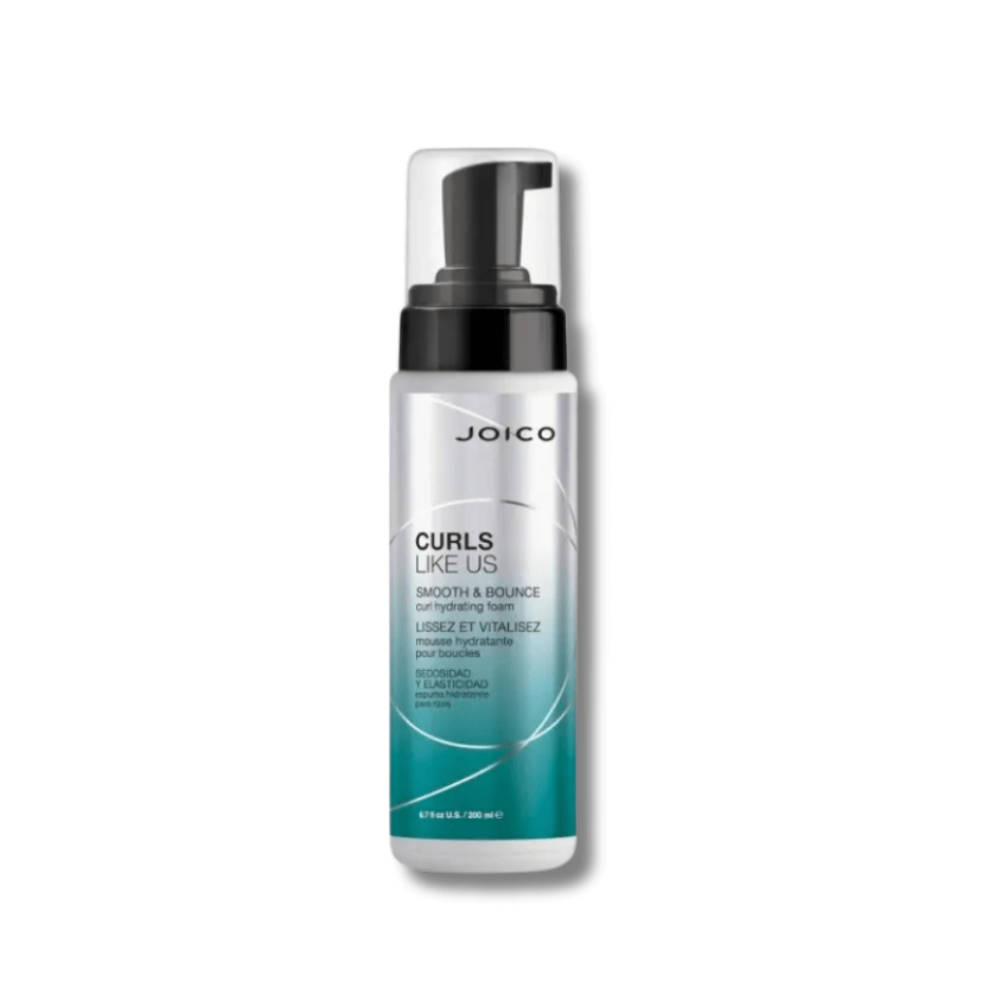 Зволожуюча піна для пружних локонів - Joico Curls Like Us Smooth & Bounce Curl Hydrating Foam 