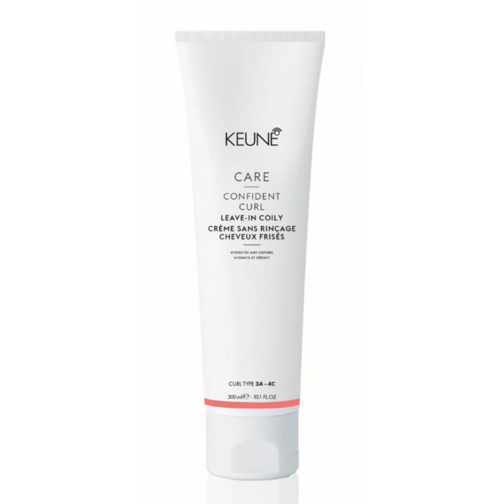 Ультра-насичений незмивний крем для кучерявого волосся - Keune Сonfident Сurl Leave-In Curl 3A-4C