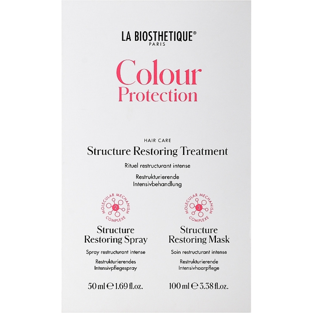 Набір для глибокого відновлення структури волосся - La Biosthetique Colour Protection Structure Restoring Treatment