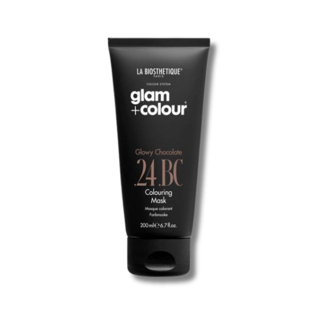 Маска фарбуюча для підтримки відтінку "Creamy Caramel" - La Biosthetique Glam Colour Glowy Chocolate.24.BC Colouring Mask