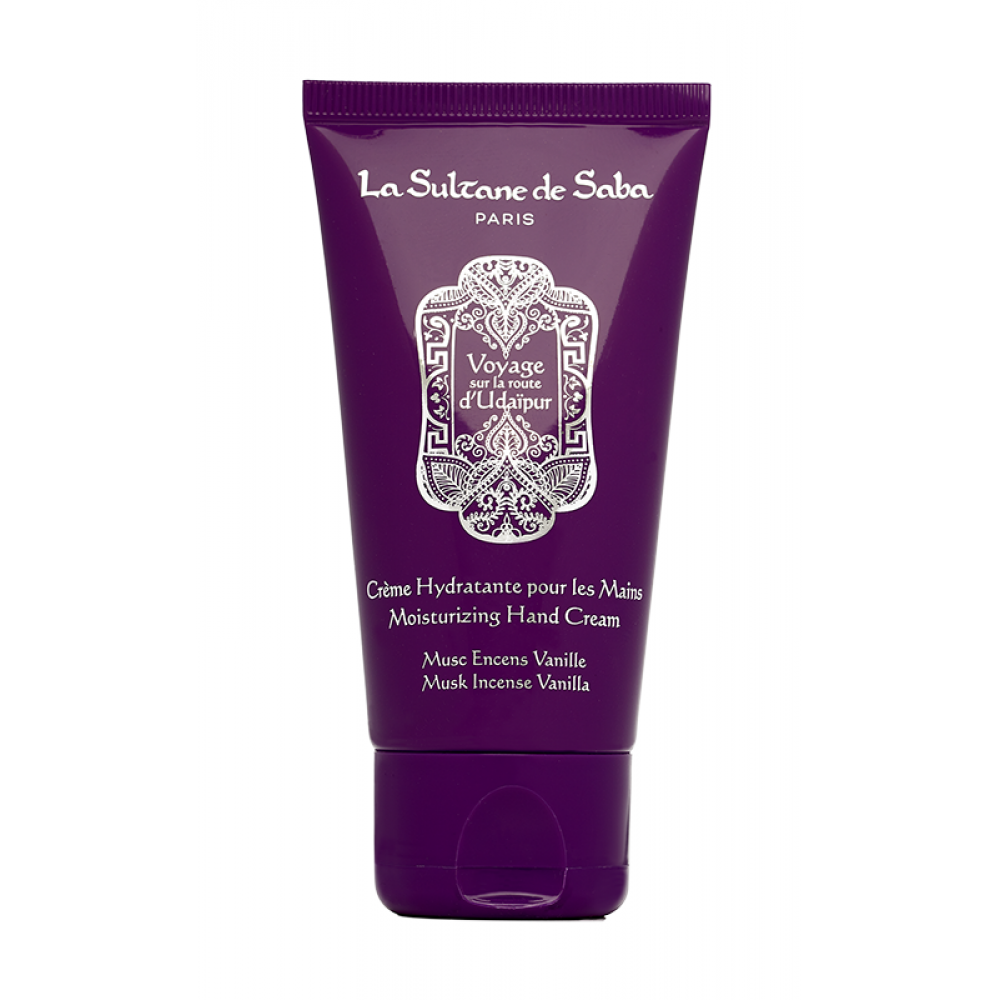 Крем для рук «Мускус, ладан і ваніль» - La Sultane De Saba Moisturizing Hand Cream Musk Incense Vanilla