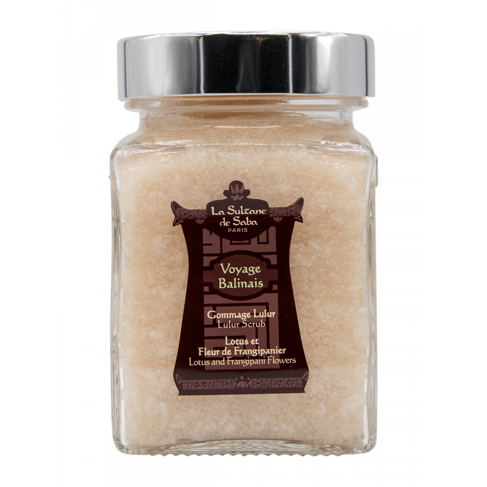Кокосовий скраб для тіла Лотос та Франжіпані - La Sultane de Saba Balinese Lulur Scrub Lotus And Frangipani Flowers Bali