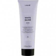 Тонирующая маска для нейтрализации желтого оттенка - Lakme Teknia White Silver Mask