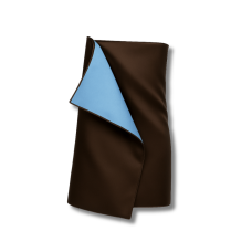 Рушник для тіла з шовку та мікрофібри коричневий - MOLODO Silk & Microfibre Towel Brown