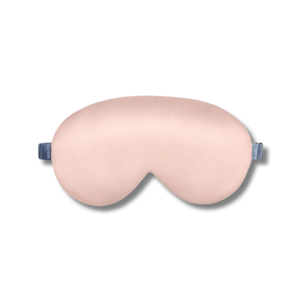 Шовкова маска для сну пудрова - MOLODO Silk Sleep Mask Powder Pink